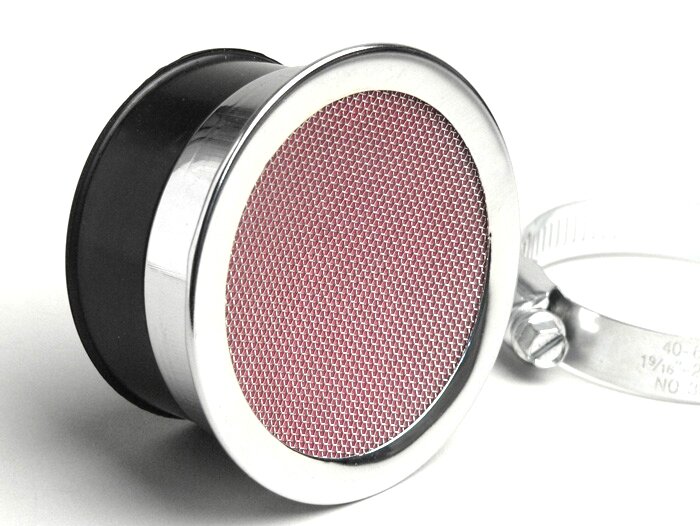 Luftfilter -OEM KVALITET superplatt- Ø=75mm, h=18mm - anslutningsbredd = 50mm