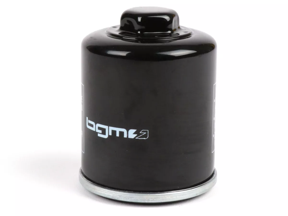 Oljefilter -BGM Quick Mount- Piaggio 125-200 ccm Leader, 250-310 ccm Quasar/HPE - med sexkantsnyckel platt (SW=21) - lämplig för t.ex. Vespa GTS125-310, HPE, iGet, GT, GTV, GTL, Sprint/Primavera 125, Runner VX125, VXR180, Aprilia Sport City