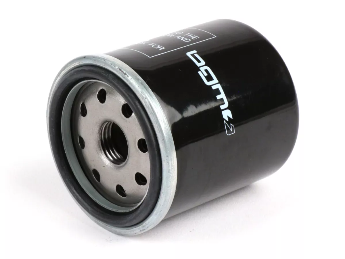 Oljefilter -BGM Quick Mount- Piaggio 125-200 ccm Leader, 250-310 ccm Quasar/HPE - med sexkantsnyckel platt (SW=21) - lämplig för t.ex. Vespa GTS125-310, HPE, iGet, GT, GTV, GTL, Sprint/Primavera 125, Runner VX125, VXR180, Aprilia Sport City