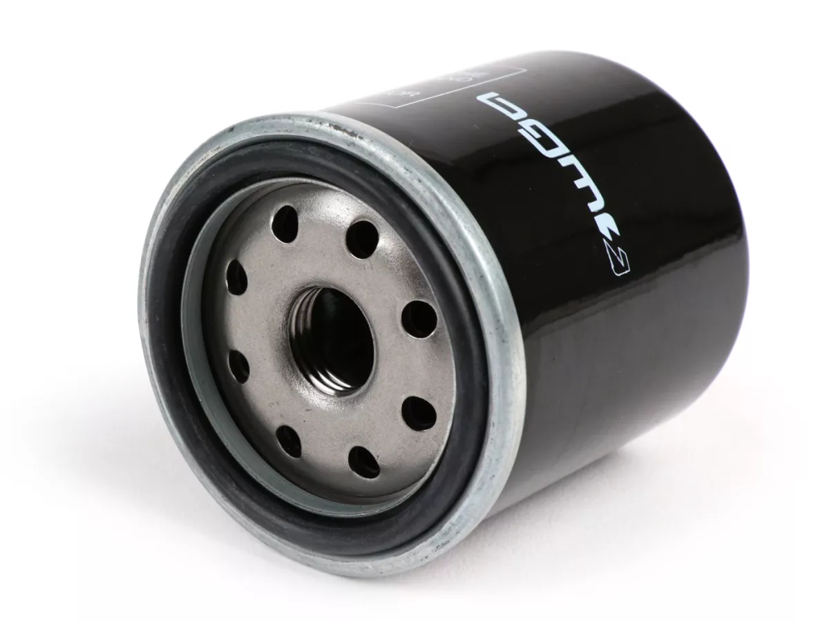 Oljefilter -BGM Quick Mount- Piaggio 125-200 ccm Leader, 250-310 ccm Quasar/HPE - med sexkantsnyckel platt (SW=21) - lämplig för t.ex. Vespa GTS125-310, HPE, iGet, GT, GTV, GTL, Sprint/Primavera 125, Runner VX125, VXR180, Aprilia Sport City