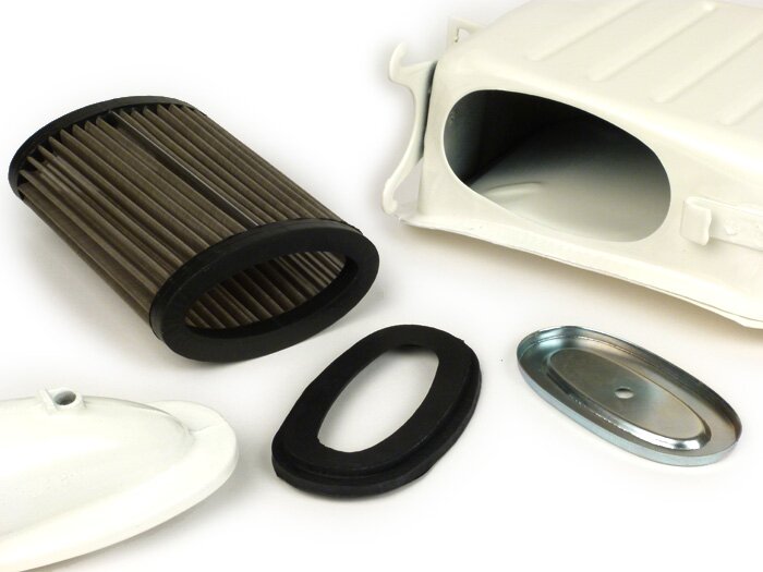 Caja de filtro de aire -BGM Pro- Lambretta LI (Series 1-3), LIS, SX, TV (Series 1-3), DL, GP