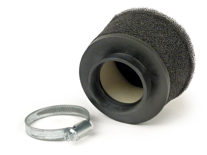 Filter udara -BGM PRO dari Marchald- untuk karburator Polini CP Ø17.5-19-21-23-24mm, AW Ø=46mm, panjang 55mm