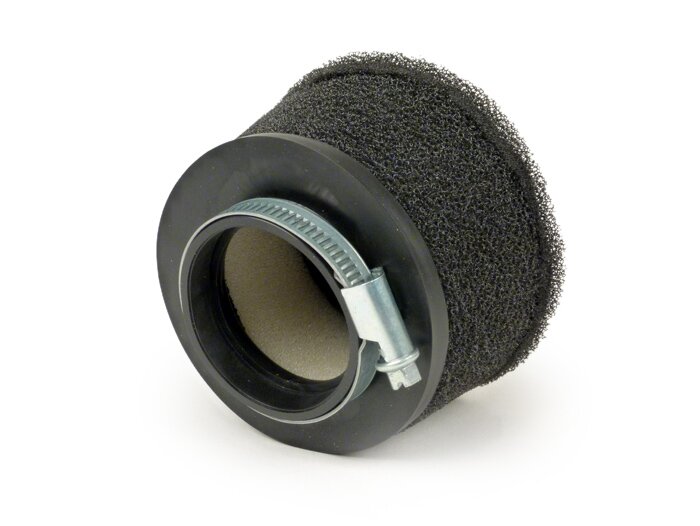 Filter udara -BGM PRO dari Marchald- untuk karburator Polini CP Ø17.5-19-21-23-24mm, AW Ø=46mm, panjang 55mm