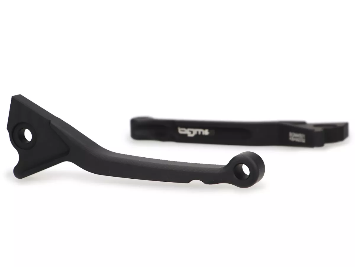 Remhendelset -BGM PRO CNC Sport, kort (130mm)- Vespa GT, GTL, GTS 125-300 - (Jaar - 2022) - zwart mat - ABE
