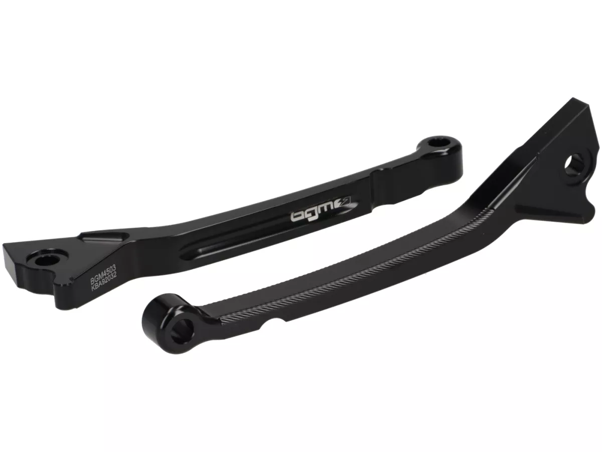 Bromshandtagssats -BGM PRO CNC Sport, lång (165mm)- Vespa GT, GTL, GTS 125-300 - (År - 2022) - svart - ABE