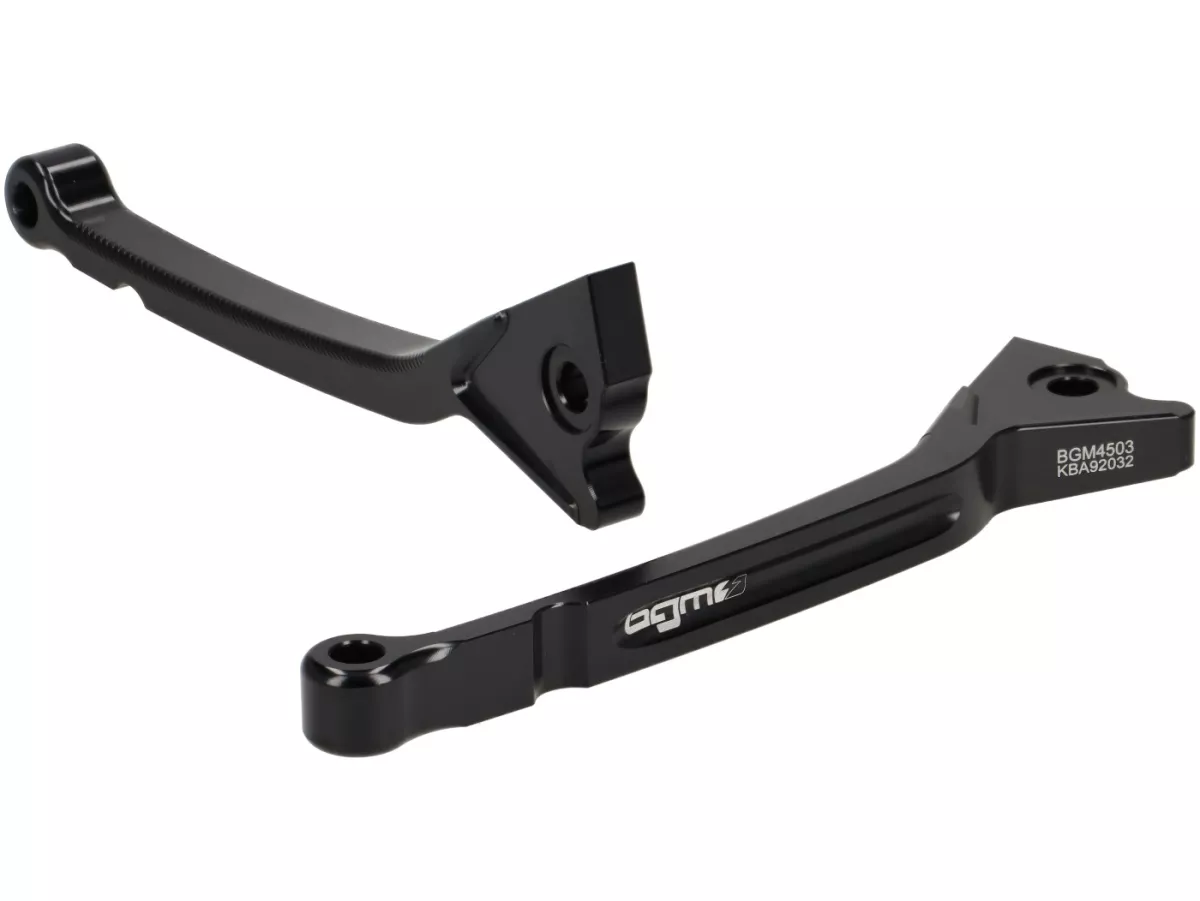 Bromshandtagssats -BGM PRO CNC Sport, lång (165mm)- Vespa GT, GTL, GTS 125-300 - (År - 2022) - svart - ABE