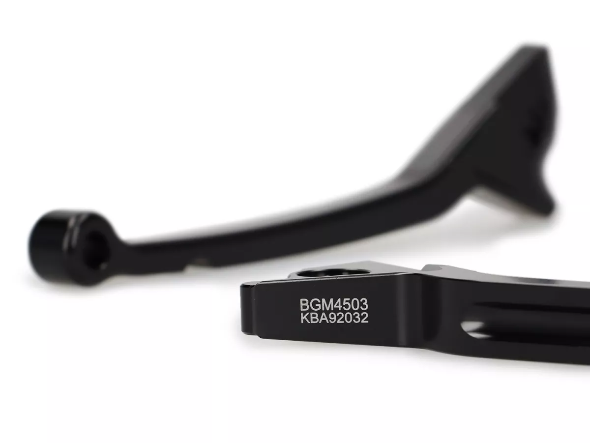 Bromshandtagssats -BGM PRO CNC Sport, lång (165mm)- Vespa GT, GTL, GTS 125-300 - (År - 2022) - svart - ABE