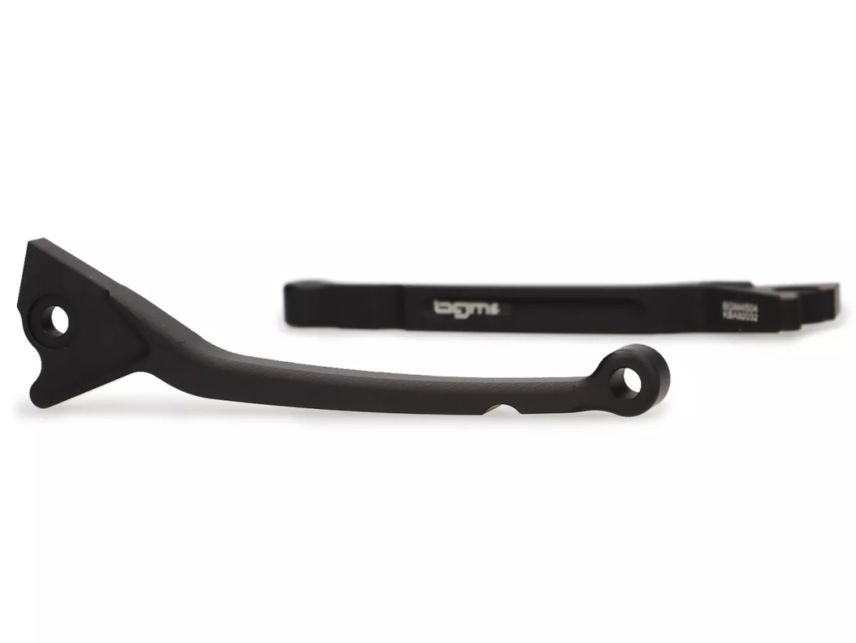 Bromshandtagssats -BGM PRO CNC Sport, lång (165mm)- Vespa GT, GTL, GTS 125-300 - (tillverkningsår - 2022) - svart matt - ABE