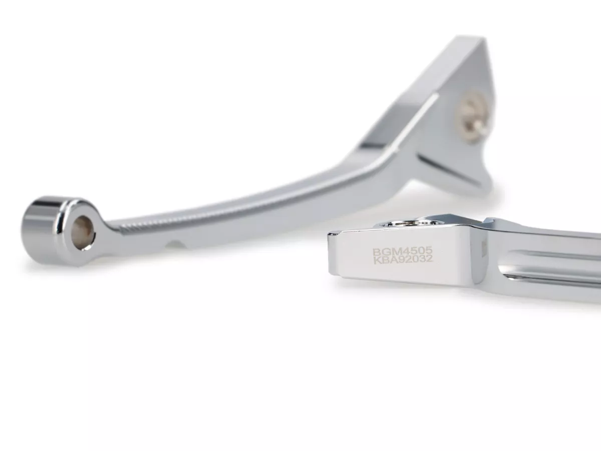 Remhendelset -BGM PRO CNC Sport, lang (165mm)- Vespa GT, GTL, GTS 125-300 - (Jaar - 2022) - chroom - ABE
