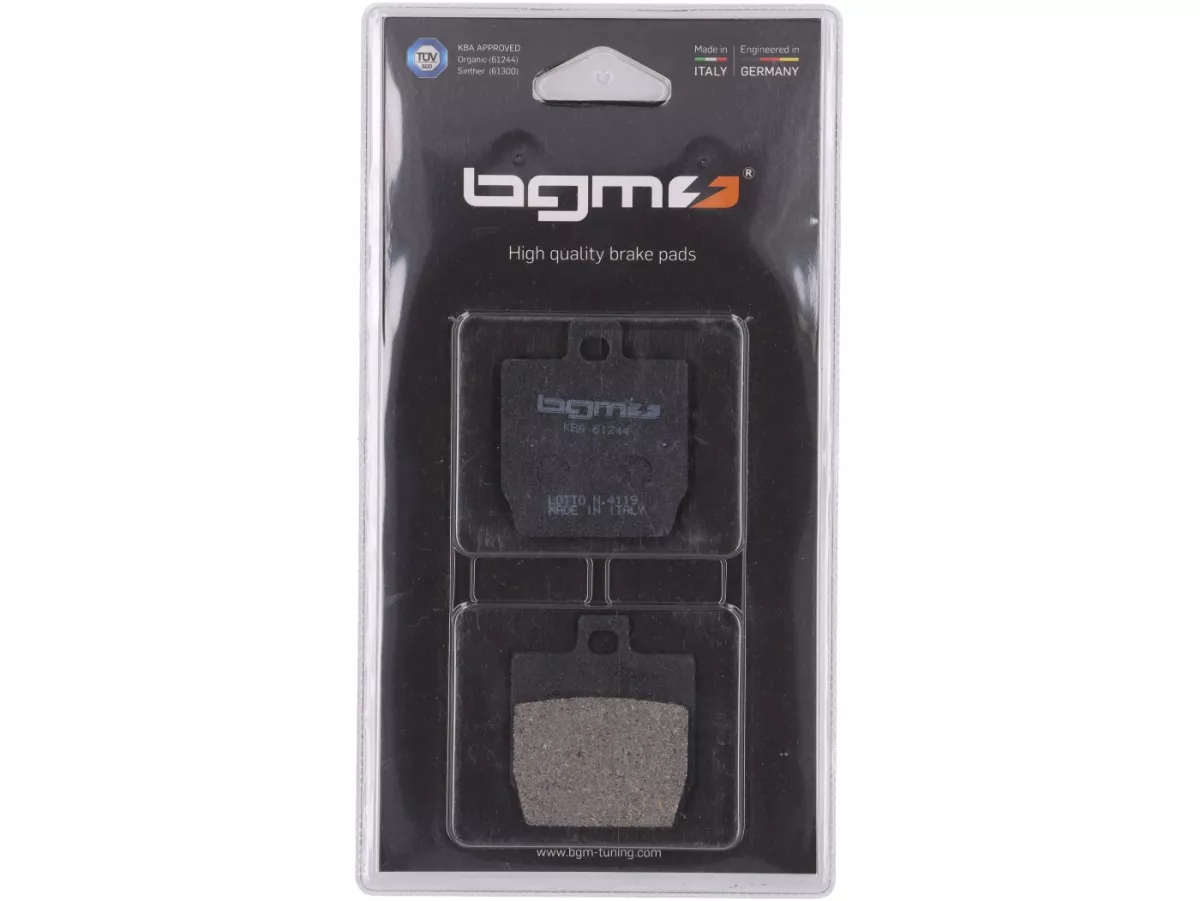 Bantalan rem -BGM 45.6x52.5mm- MBK Nitro 50cc 1997 (h), Stunt 50cc 2000 (v), YAMAHA Aerox 50cc 1997 (h), Slider 50cc 1999 (v), Aerox (R) Q 50cc 1998 (h)