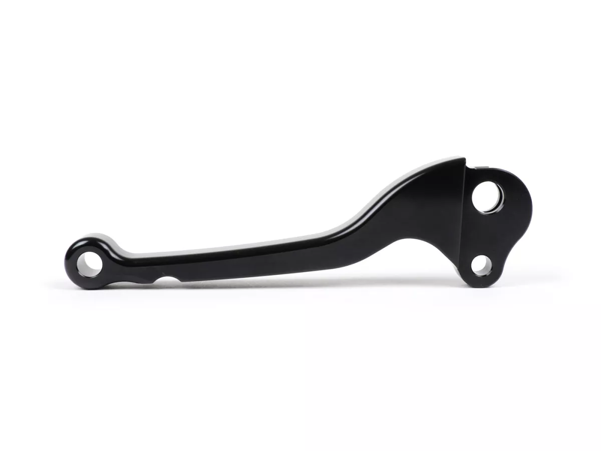 Tuas rem -BGM PRO CNC- Rem drum- Vespa Rangka Besar 1957-1998 - PX, T5, Sprint, Rally, GT, GTR, TS, VNA, VNB, VBB, VBA, GS, SS180, Rangka Kecil 1963-1989 V50, 50N, V90, PV125, ET3, PK S, PK XL1 - Hitam - ABE