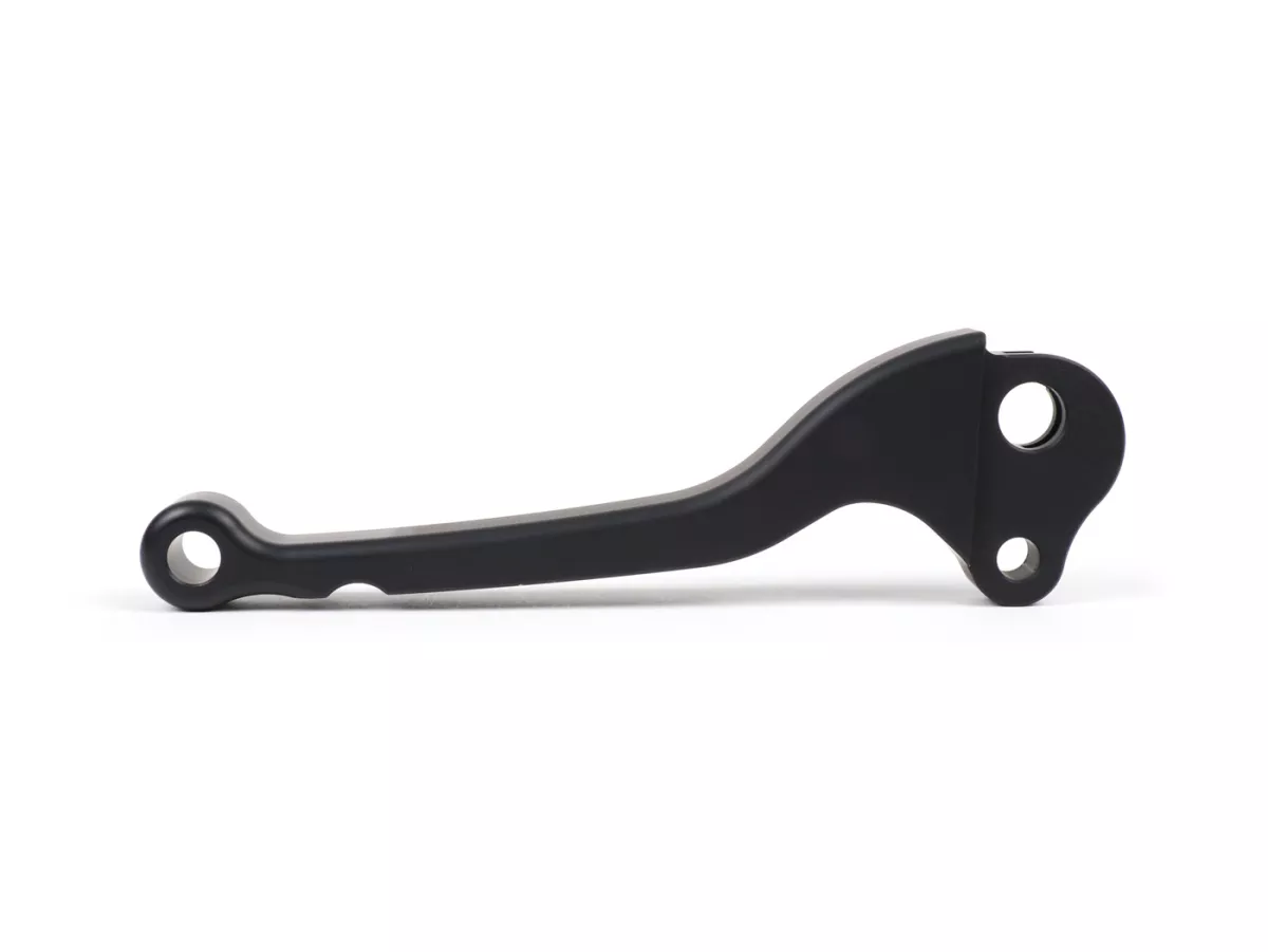 Levier de frein -BGM PRO CNC- frein à tambour - Vespa Largeframe 1957-1998 - PX, T5, Sprint, Rally, GT, GTR, TS, VNA, VNB, VBB, VBA, GS, SS180, Smallframe 1963-1989 V50, 50N, V90, PV125, ET3, PK S, PK XL1 - noir mat- ABE