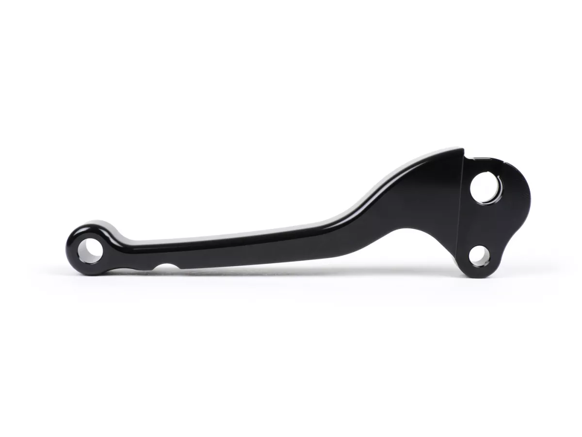 Clutch lever -BGM PRO CNC- bowden cable- Vespa Largeframe 1957-1998 - PX, T5, Sprint, Rally, GT, GTR, TS, VNA, VNB, VBB, VBA, GS, SS180, Smallframe 1963-1989 V50, 50N, V90, PV125, ET3, PK S, PK XL1 - black