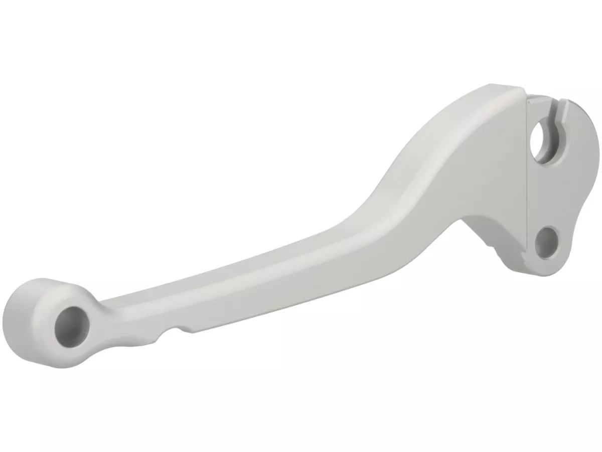 Clutch lever -BGM PRO CNC- bowden cable- Vespa Largeframe 1957-1998 - PX, T5, Sprint, Rally, GT, GTR, TS, VNA, VNB, VBB, VBA, GS, SS180, Smallframe 1963-1989 V50, 50N, V90, PV125, ET3, PK S, PK XL1 - silver matt
