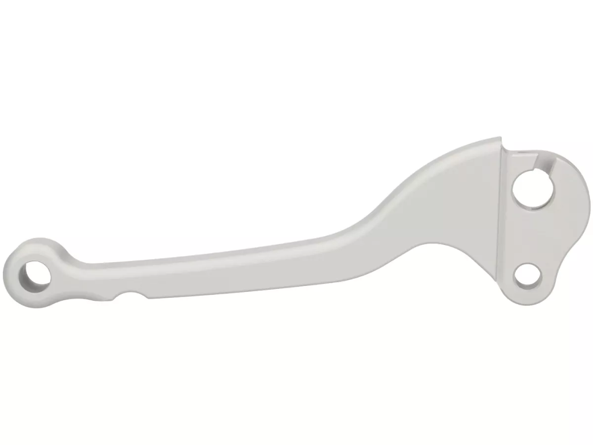 Clutch lever -BGM PRO CNC- bowden cable- Vespa Largeframe 1957-1998 - PX, T5, Sprint, Rally, GT, GTR, TS, VNA, VNB, VBB, VBA, GS, SS180, Smallframe 1963-1989 V50, 50N, V90, PV125, ET3, PK S, PK XL1 - silver matt