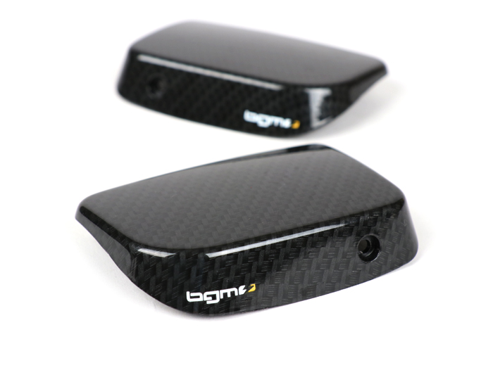 Kit capot de maître de cylindre de frein -BGM PRO, sans trous pour rétroviseurs- Vespa GTL125/200 (ZAPM311, ZAPM312), GTS125 (ZAPM313), GTS250 (ZAPM451), GTS300 (ZAPM452), GTS i.e. Super125 (ZAPM453), GTS i.e. Super300 (ZAPM452) - carbon style