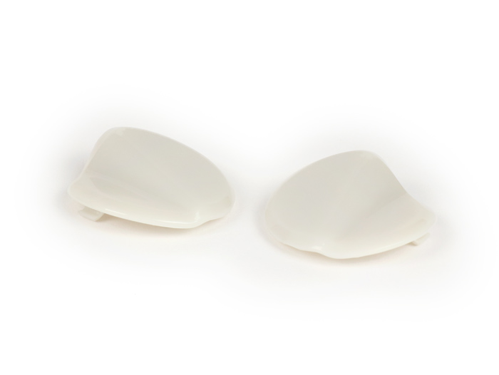 Pair of covers for mirror hole -BGM PRO- Vespa GTS 125-300 (ZAPMA3100, ZAPMA3200, ZAPMA3300) GTS HPE, Supertech (ZAPMA3600) - unpainted