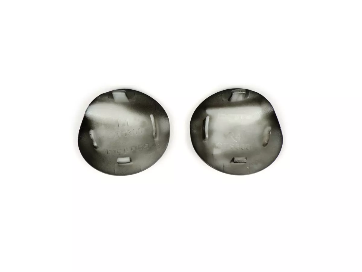 Pair of covers for mirror hole -BGM PRO- Vespa GTS 125-300 (ZAPMA3100, ZAPMA3200, ZAPMA3300) GTS HPE, Supertech (ZAPMA3600) - black (094)