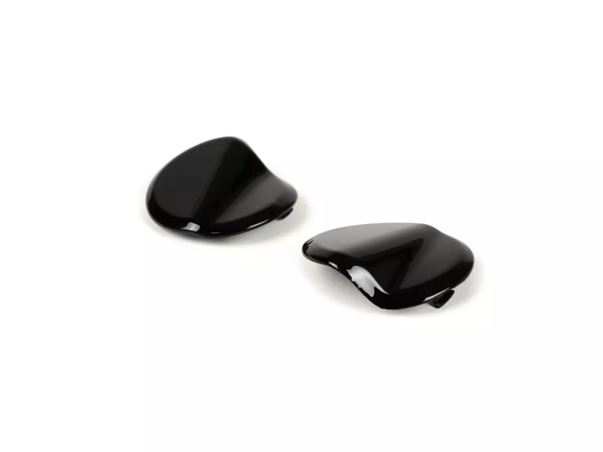 Pair of covers for mirror hole -BGM PRO- Vespa GTS 125-300 (ZAPMA3100, ZAPMA3200, ZAPMA3300) GTS HPE, Supertech (ZAPMA3600) - black (094)
