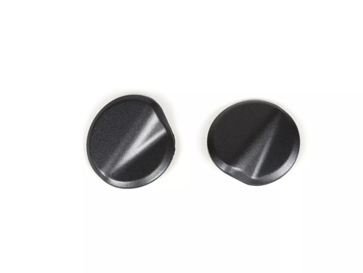 Pair of covers for mirror hole -BGM PRO- Vespa GTS 125-300 (ZAPMA3100, ZAPMA3200, ZAPMA3300) GTS HPE, Supertech (ZAPMA3600) - matt grey (707/c)