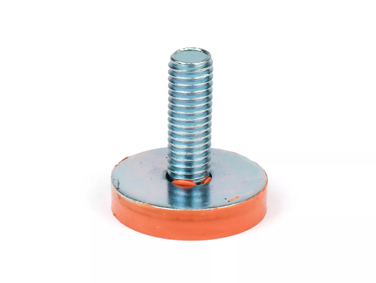 Penyangga karet Ø = 27mm x 6mm dengan batang berulir M8 untuk dudukan utama BGM PRO Soft Stop System