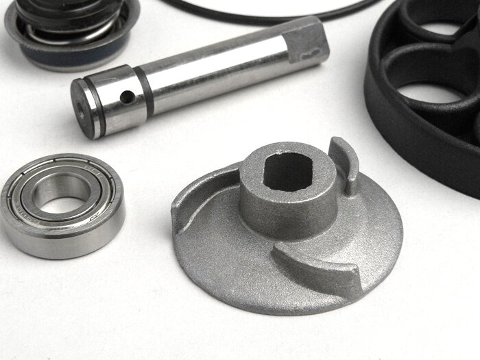 Kit revisione pompa acqua Morini 50 ccm LC (tipo Aprilia/Suzuki) - altezza lama 7mm