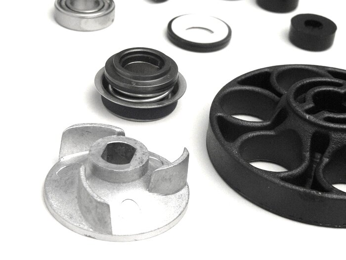 Kit revisión bomba de agua Morini 50 ccm LC (tipo Aprilia/Suzuki) - altura pala 13mm