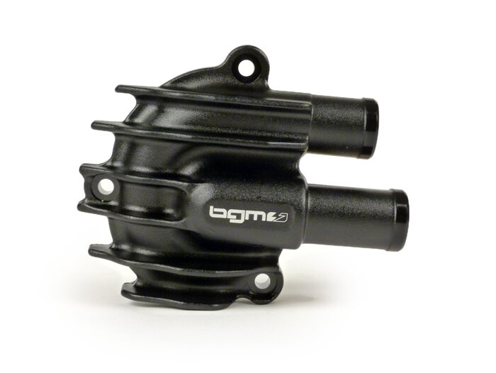Couvercle pompe à eau -BGM PRO Faster Flow- Vespa GT, GTS, GTL, GTV 125-300, GTS300 HPE - noir anodisé