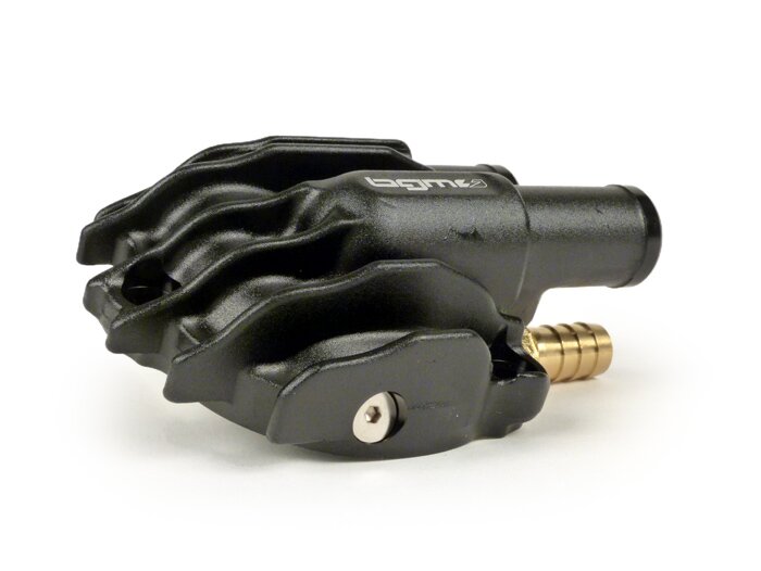 Couvercle pompe à eau -BGM PRO Faster Flow- Vespa GT, GTS, GTL, GTV 125-300, GTS300 HPE - noir anodisé