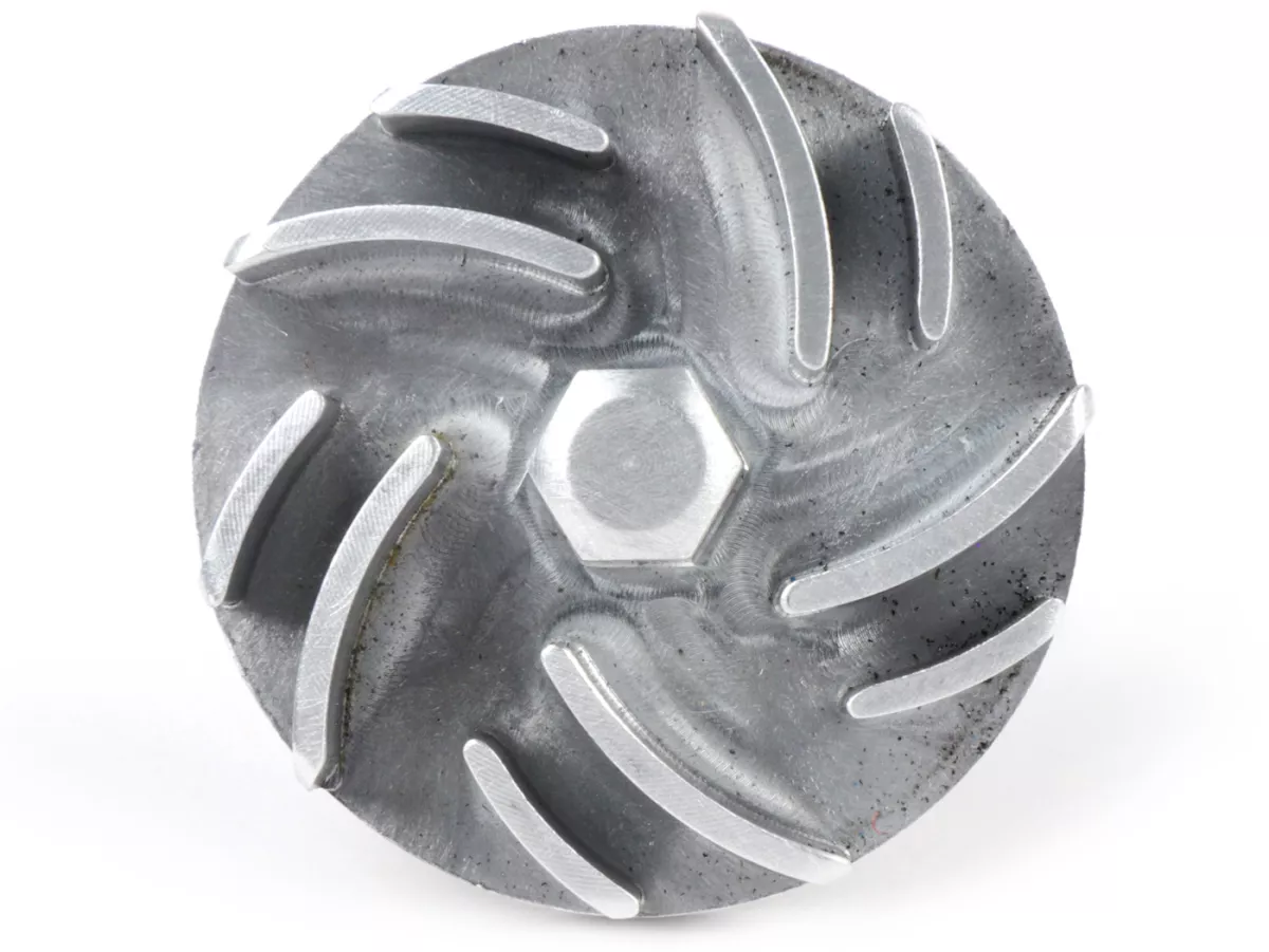 Impeler pompa air -BGM PRO Alu CNC- Piaggio 125-180 ccm 2-tak - Gilera Runner FX/FXR 125-180, Italjet Dragster 125-180, Piaggio Hexagon LX/LXT 125-180