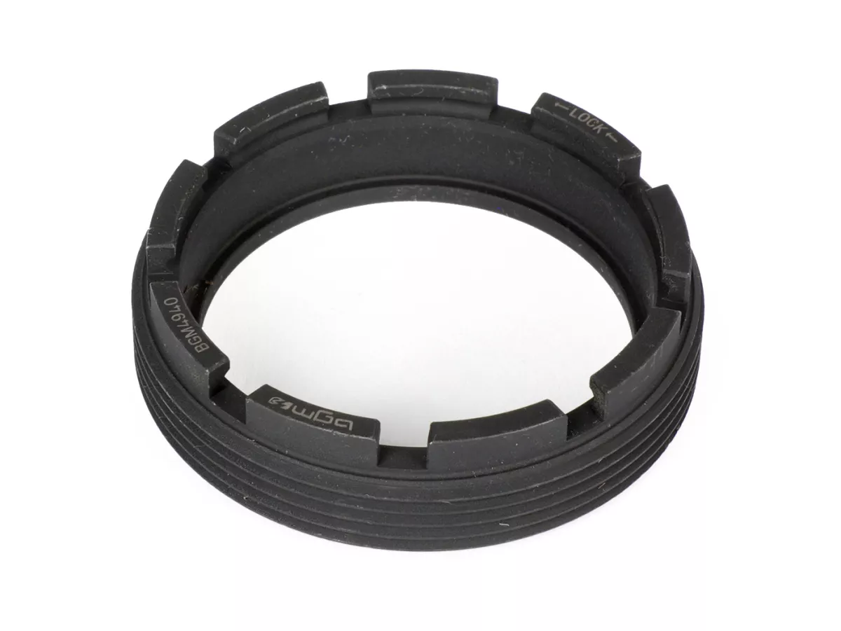 Écrou crénelé pour roulement roue arrière- BGM Original -VESPA Ø int.=40mm, Ø ext.=49mm, dents=9- Vespa Super 125 (VNC1T), Super 150 (VNB1T, -153261), pour roulement roue avant Vespa GS160 (VSB1T, VSB2T), SS180 (VSC1)