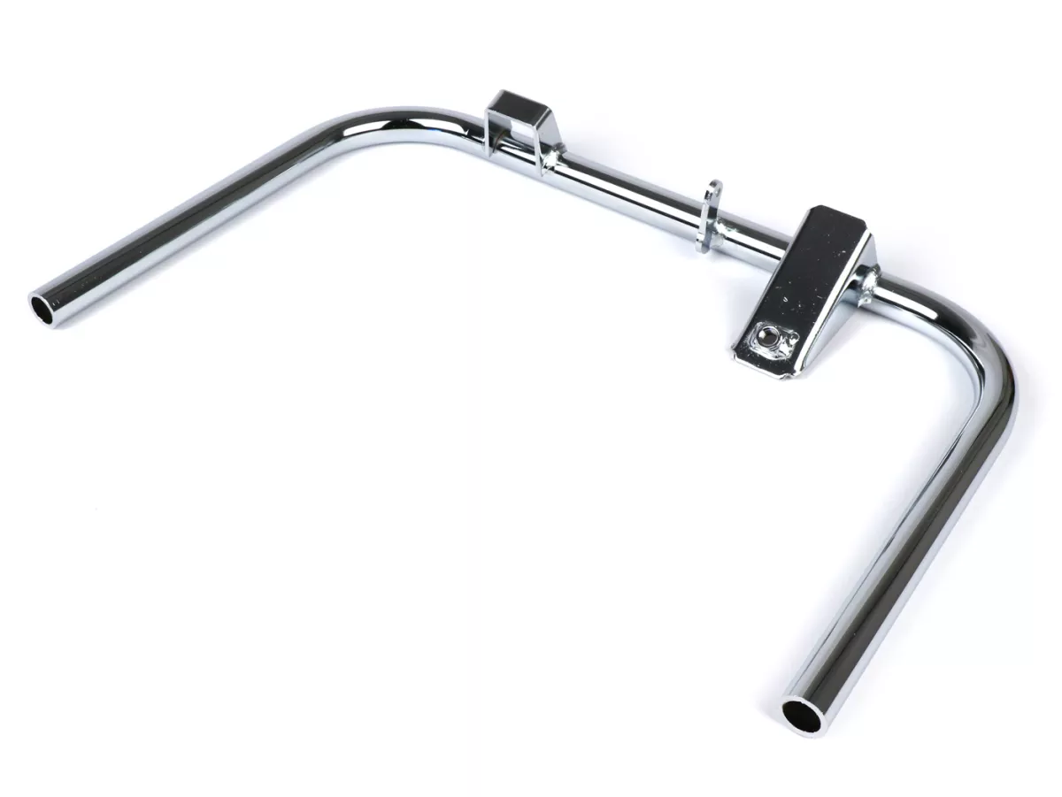 Dudukan tengah -BGM PRO Soft Stop V2 System- Vespa Largeframe (10) Sprint150 (VLB1T), Rally180 (VSD1T), Rally200 (VSE1T), GT/GTR125 (VNL2T), TS125 (VNL3T), GL150 (VLA1T) - Chrome