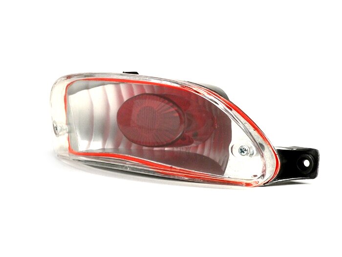 Lampu belakang -BGM STYLE kaca bening neon Peugeot Speedfight1 - merah