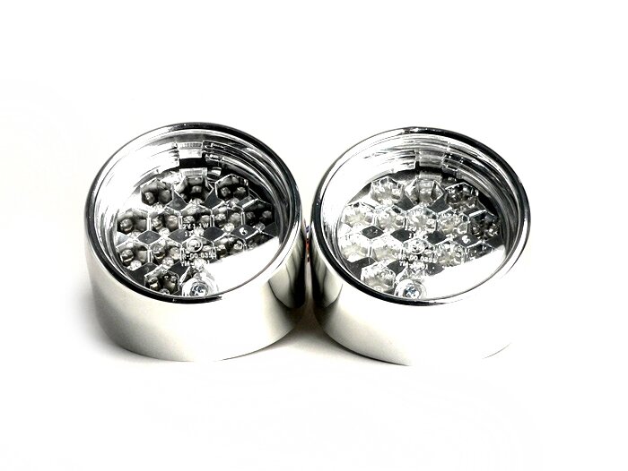 Lampu belakang -BGM ORIGINAL LED kaca bening dengan fungsi indikator - Aprilia SR (dari tahun 1998) - krom