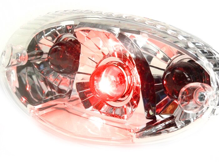 Tail light -OEM QUALITY smooth lens- Peugeot Ludix