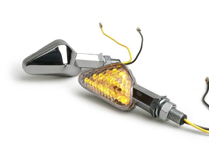 Indikator -LED SUDUT - Universal - Chrome