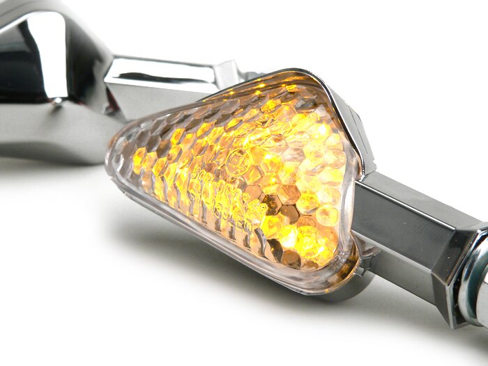 Indikator -LED SUDUT - Universal - Chrome