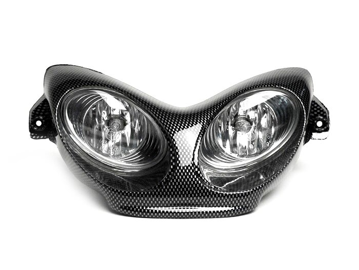 Faro -BGM Next Generation- MBK Nitro (YQ50/L, 2 tempi), Yamaha Aerox (YQ50/L, 2 tempi) - Stile carbonio