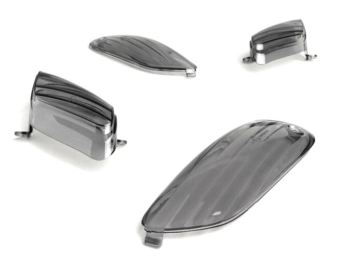 Lensa indikator -BGM ASLI set 4 - Aprilia SR 50 R - Hitam