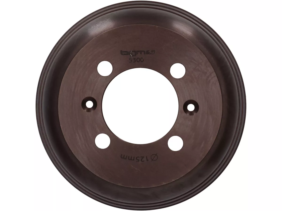 Bromstrumma fram 8 tum -BGM PRO grå gjutjärn- Vespa Wideframe V1-15, V30-33, VU, VM, VN, VL, VB, ACMA, Hoffmann, Largeframe VBA, VBB, VNA, VNB