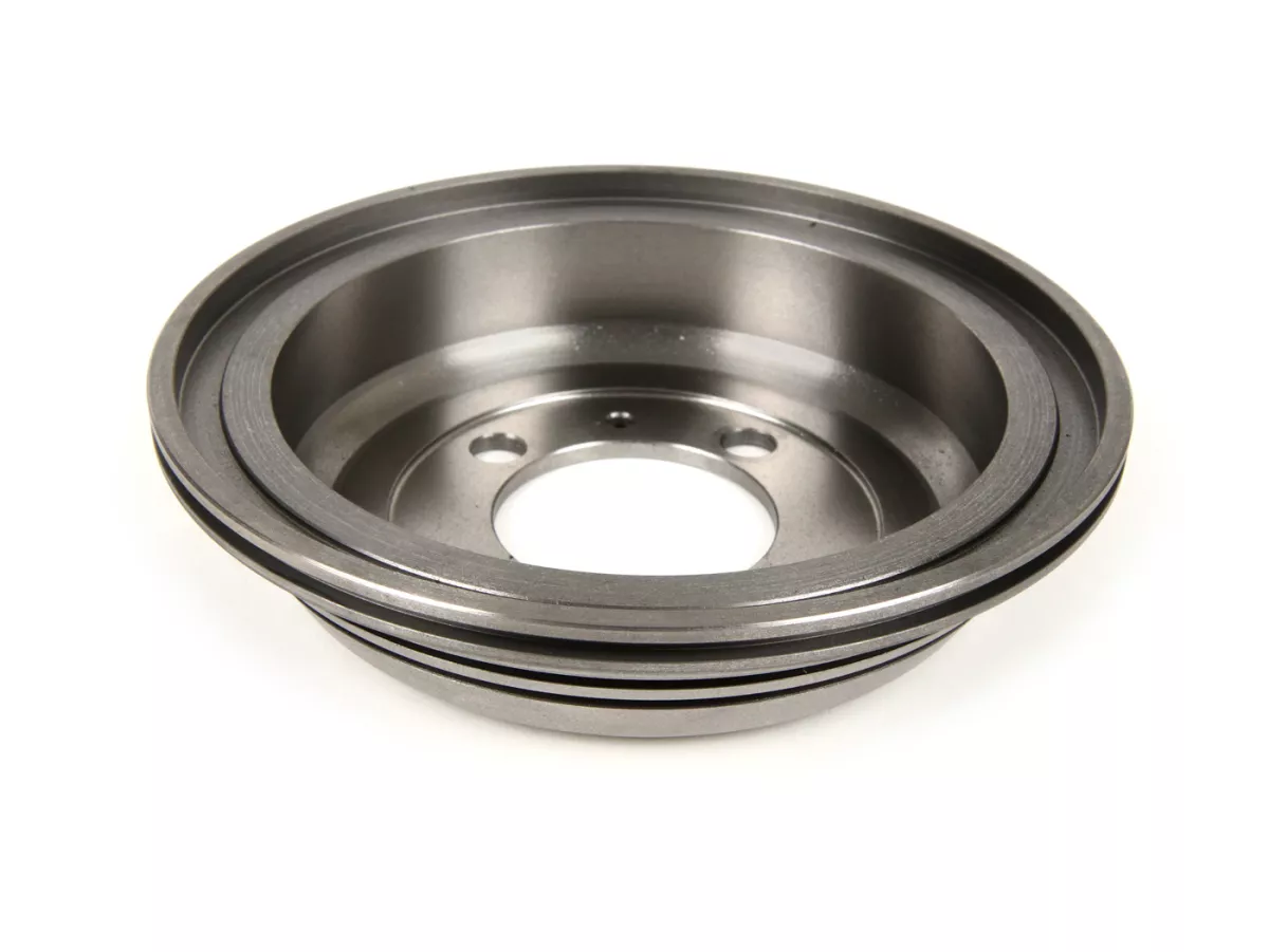 Tamburo freno posteriore 8 pollici -BGM PRO ghisa grigia- Vespa Wideframe V1-15, V30-33, VU, VM, VN, VL, VB, VBA, VBB, VNA, VNB, ACMA, Hoffmann
