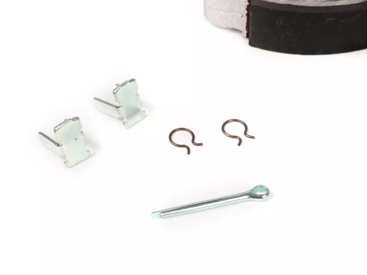 Ganasce freno -BGM PRO Ø=127x23mm- Vespa 8 posteriore, 2 supporti, Vespa VNB4T a VNB6T (h), VBB2T (h) - utilizzato anche per la conversione 10 a 8