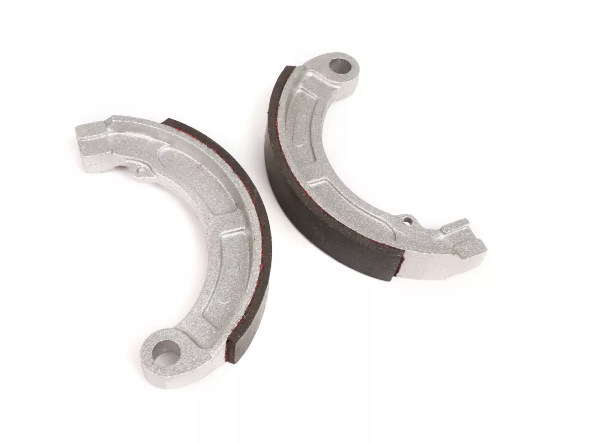 Zapatas de freno -BGM PRO Ø=135x20mm- VESPA V50 (h) llanta cerrada 4 agujeros (vehículos construidos 1963-1971) - 9 pulgadas + 10 pulgadas - Vespa 50 N (V5A1T), 50 L (V5A1T), 50 R (V5A1T), 50 S (V5SA1T), 50 Revival (V5R1T)
