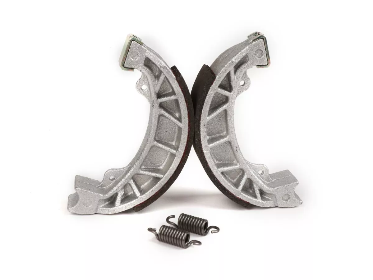 Brake shoes -BGM PRO Ø=110x25mm- Piaggio 50-150cc, SKR 125cc (r), SKR 150 (r), Vespa ET2 50cc 2000 (r),  Runner 50cc 1997-1997 (r), PIAGGIO Hexagon 125cc 1994-1997 (r), Hexagon 150cc 1994-1999 (r), Hexagon GT 250cc 4-stroke (G/H) 250cc 1998-1999 (r), Hexa