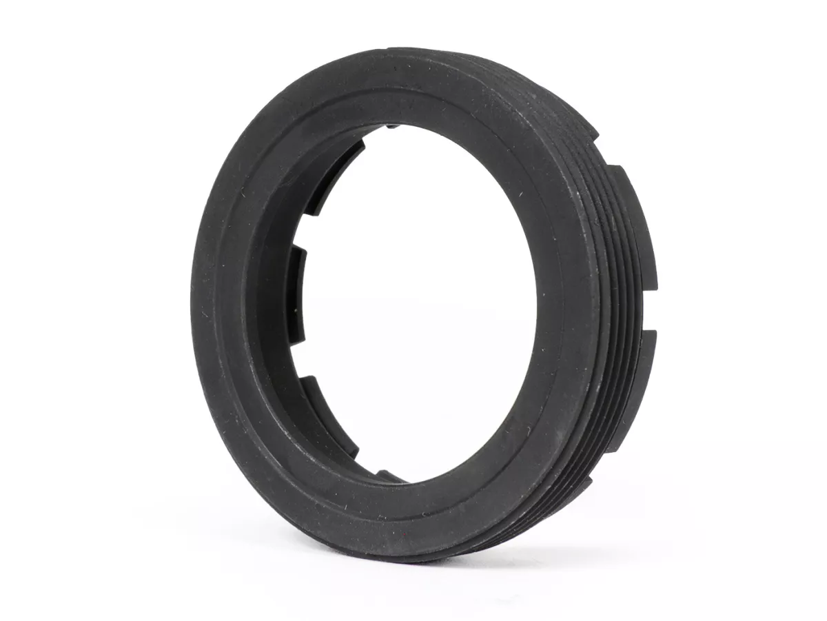 Securing castle nut for rear stroke bearing- BGM Original -VESPA Øinner=40mm, Øouter=54mm, slots=9- Vespa GS160 (VSB1T,VSB2T), SS180 (VSC1T)