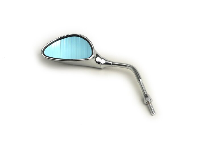 Specchio -GT- universale - cromato - sinistro - filettatura M8 destra