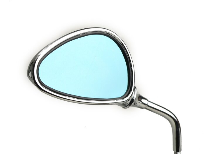 Specchio -GT- universale - cromato - sinistro - filettatura M8 destra