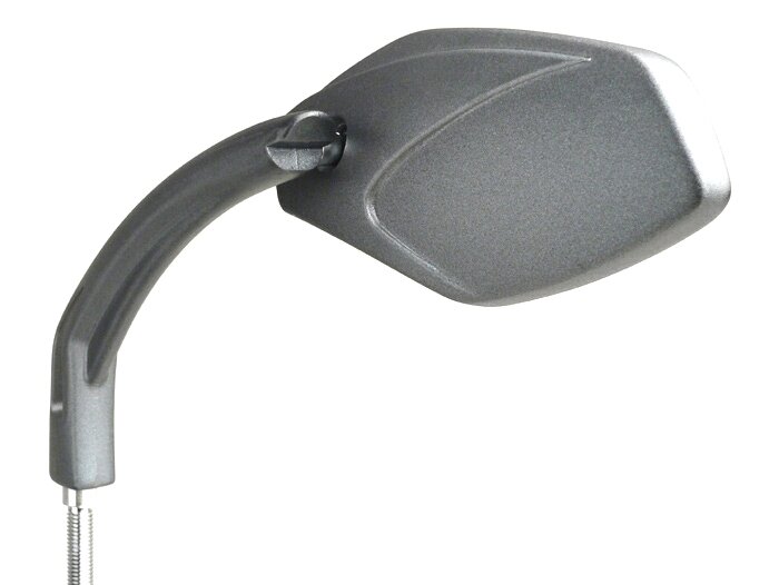Specchio -BGM STYLE GT II- sinistro - grigio acciaio