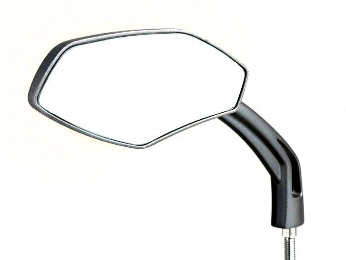 Specchio -BGM STYLE GT II- sinistro - grigio acciaio