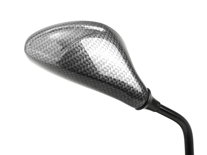 Mirror -GT- universal - carbon look - right - M8 right-hand thread